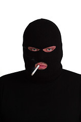 Image showing Smoking conman