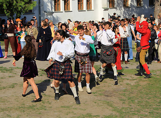 Image showing Scotish dance