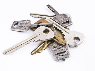 Image showing Keys isolated