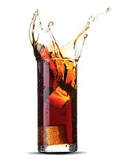 Image showing Cola splash