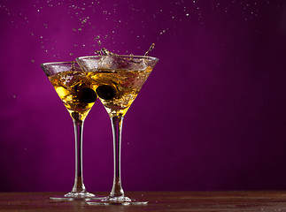 Image showing Splash martini