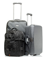 Image showing Suitcase isolated on a white background.