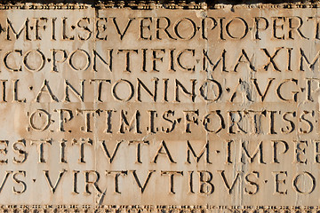 Image showing latin