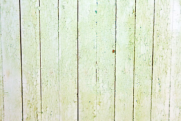 Image showing Weathered white wood