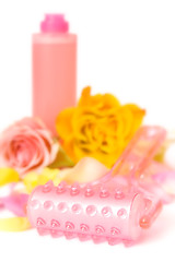 Image showing Pink cosmetics