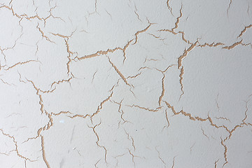 Image showing Grunge cracked concrete wall