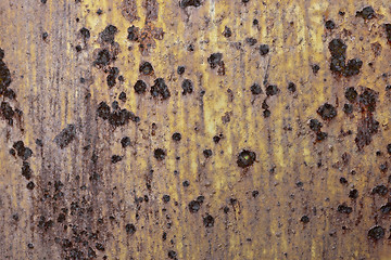 Image showing Abstract grungy metal surface closeup background.
