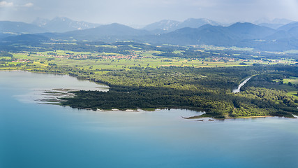 Image showing panoramic aerial view Bavaria