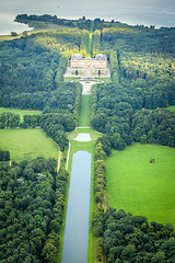 Image showing flight over Herrenchiemsee