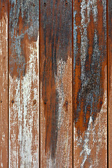 Image showing old, grunge wood panels used as background