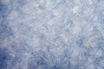 Image showing grunge blue exposed concrete wall texture