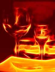 Image showing wineglass