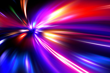 Image showing colorful  radial radiant effect