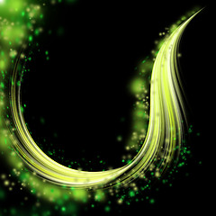 Image showing abstract green template