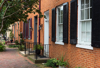 Image showing Street scene in Frederick Maryland