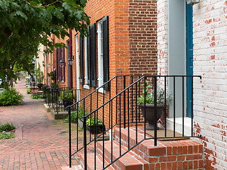 Image showing Street scene in Frederick Maryland