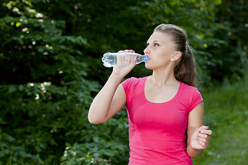 Image showing athletic girl