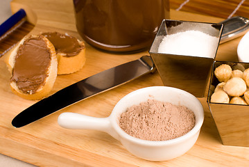 Image showing Nutella still life