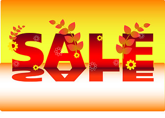 Image showing winter sale vector