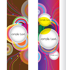 Image showing abstract modern banner. set vector design