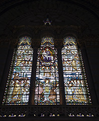 Image showing Stained glass windows