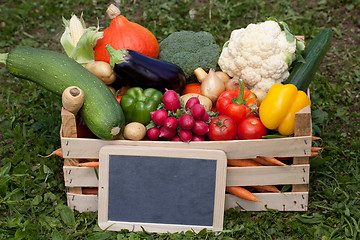 Image showing Fresh vegetables