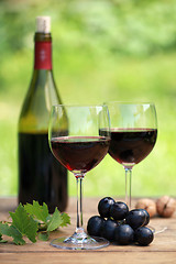 Image showing Red wine