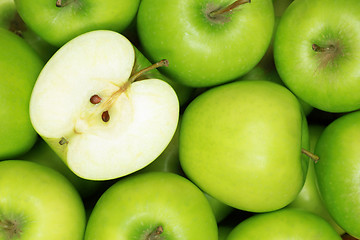 Image showing Green apples