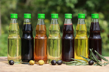 Image showing Different types of cooking oil