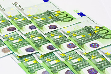 Image showing Euro banknotes