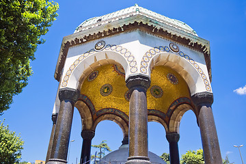 Image showing German fountain in Istanbul