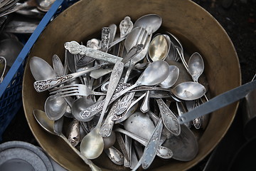 Image showing silverware