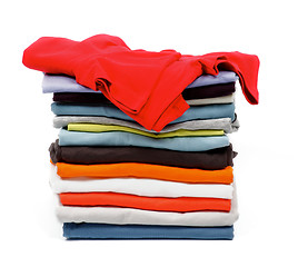 Image showing Red T-Shirt and Clothes