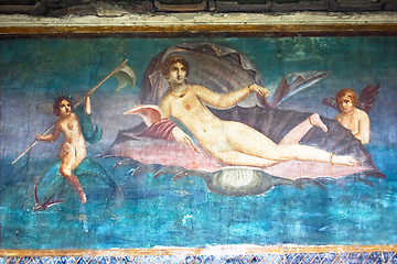 Image showing Venus fresco in Pompeii