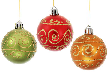 Image showing Three Baubles