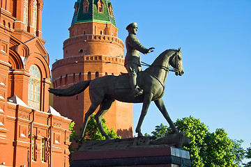 Image showing Georgy Zhukov monument