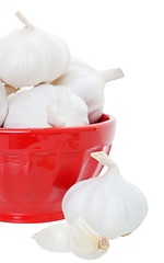 Image showing Garlic in Bowl