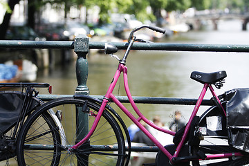 Image showing Pink bike