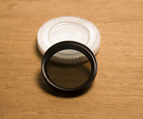 Image showing camera lens filter