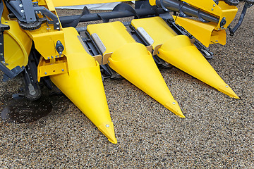 Image showing Corn harvester