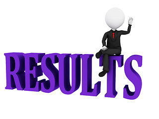 Image showing Results Concept. Results word on white background 