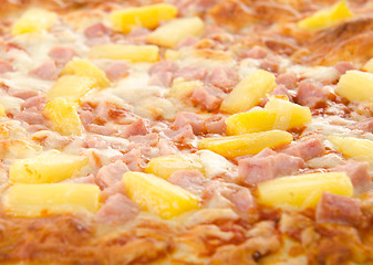 Image showing Cooked Hawaiian Pizza