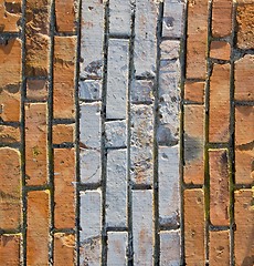 Image showing Red brick wall background. 