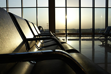 Image showing Airport lounge