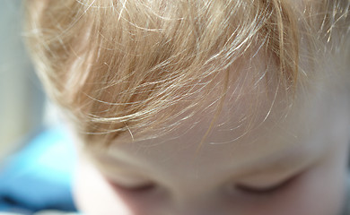 Image showing Blonde hair boy