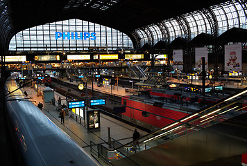 Image showing Hamburg railway station