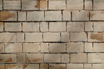 Image showing Gray brick wall