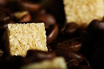 Image showing Coffee beans background