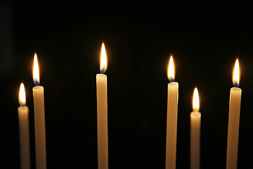 Image showing Burning candles