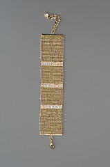 Image showing Woman golden bracelet